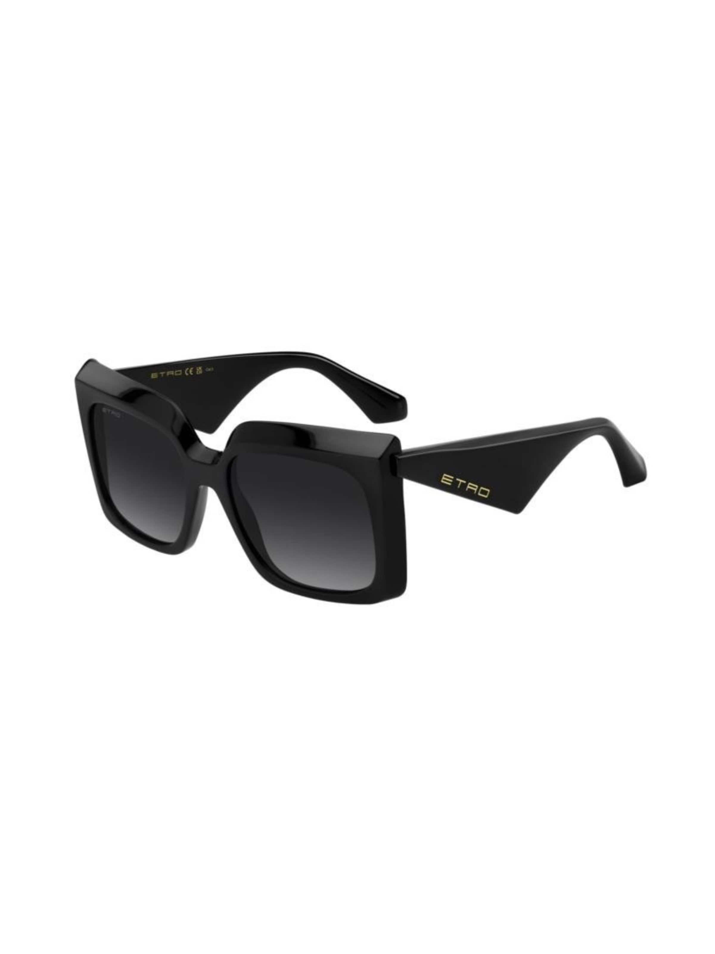 Etro Sunglasses in Black: front