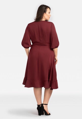 Robe de cocktail 'IRIS' Karko en rouge