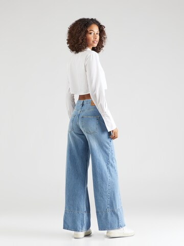 Sisley Wide leg Jeans in Blauw