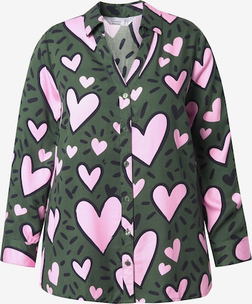 MIAMODA Blouse in Groen: voorkant