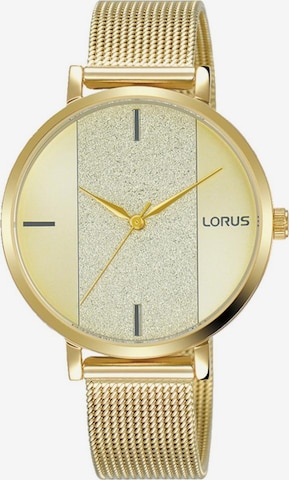 LORUS Analog Watch in Gold: front