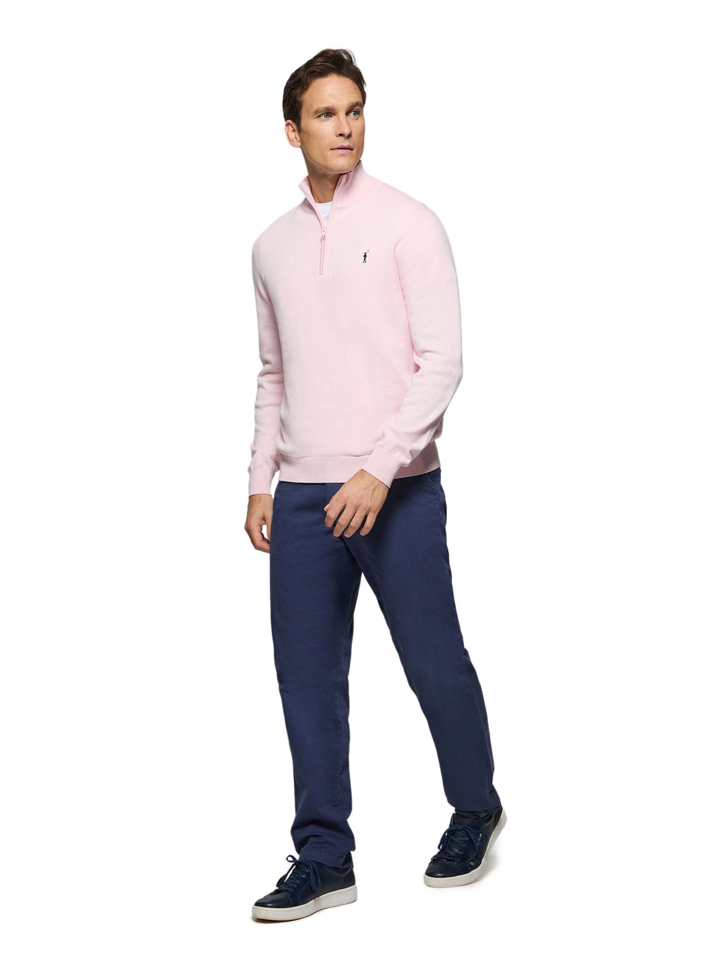 Polo Club Pullover in Pink