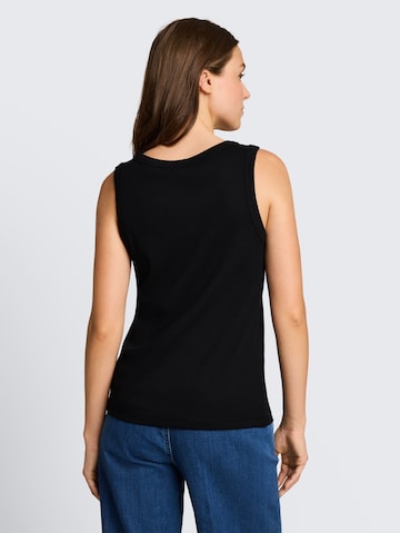 TOM TAILOR Top in Schwarz