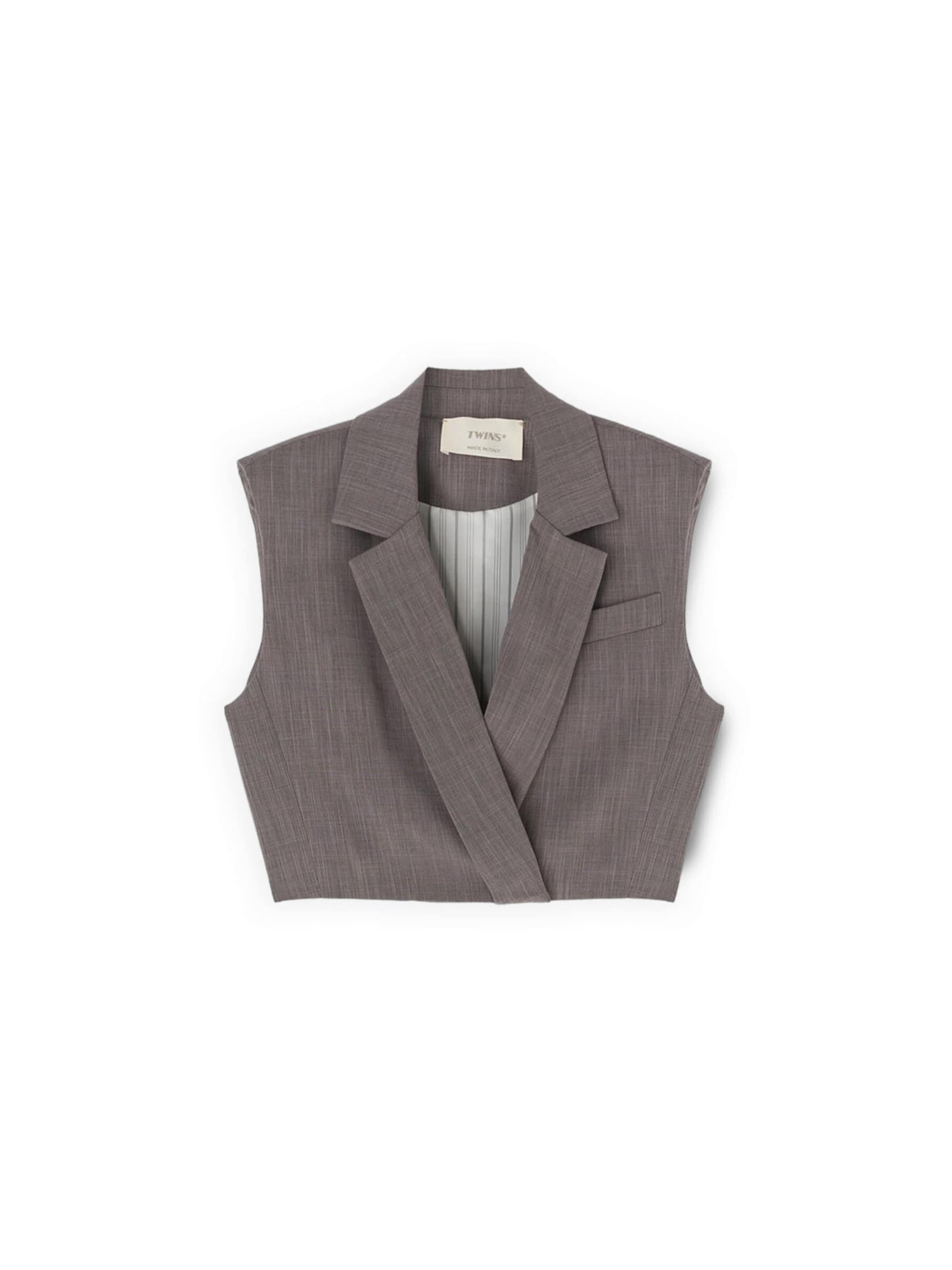 Gilet di MOTIVI in grigio: frontale