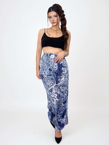 NAYELPARIS Wide Leg Housut 'SANTORINI' värissä monivärinen