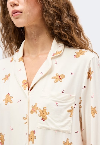 Camicia da notte 'Ess' di Hunkemöller in bianco