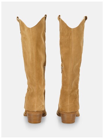 Felmini Wide Fit Cowboylaarzen 'Dresa' in Bruin