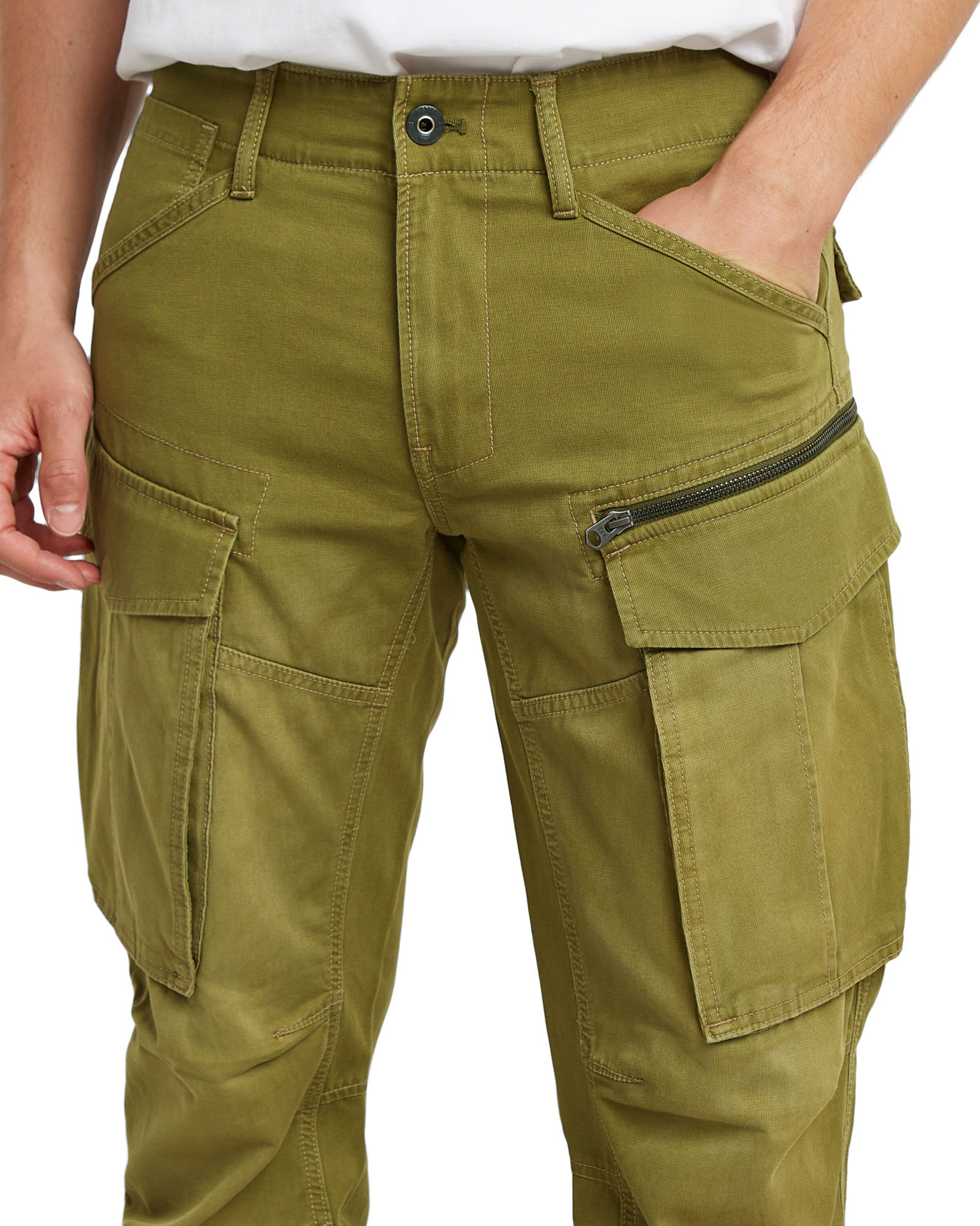 G-STAR Tapered Hose 'Army' in Grün