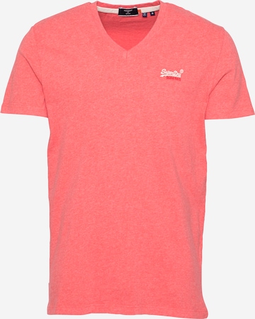 T-Shirt Superdry en orange : devant