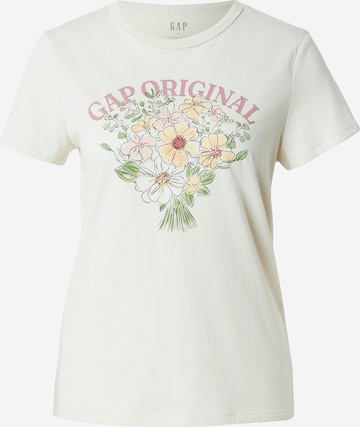 T-shirt GAP en beige : devant