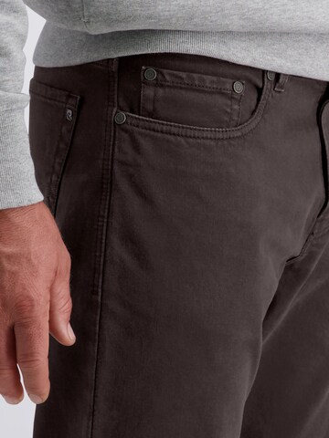 PIERRE CARDIN Regular Jeans 'Lyon' in Brown