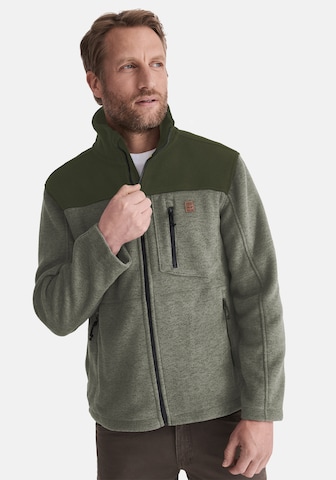 Hero Fleecejacke 'Joel' in Grün: Vorderseite