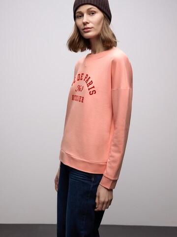 STREET ONE Sweatshirt in Orange