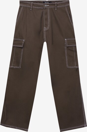 Pull&Bear Kargo hlače | sepija barva, Prikaz izdelka