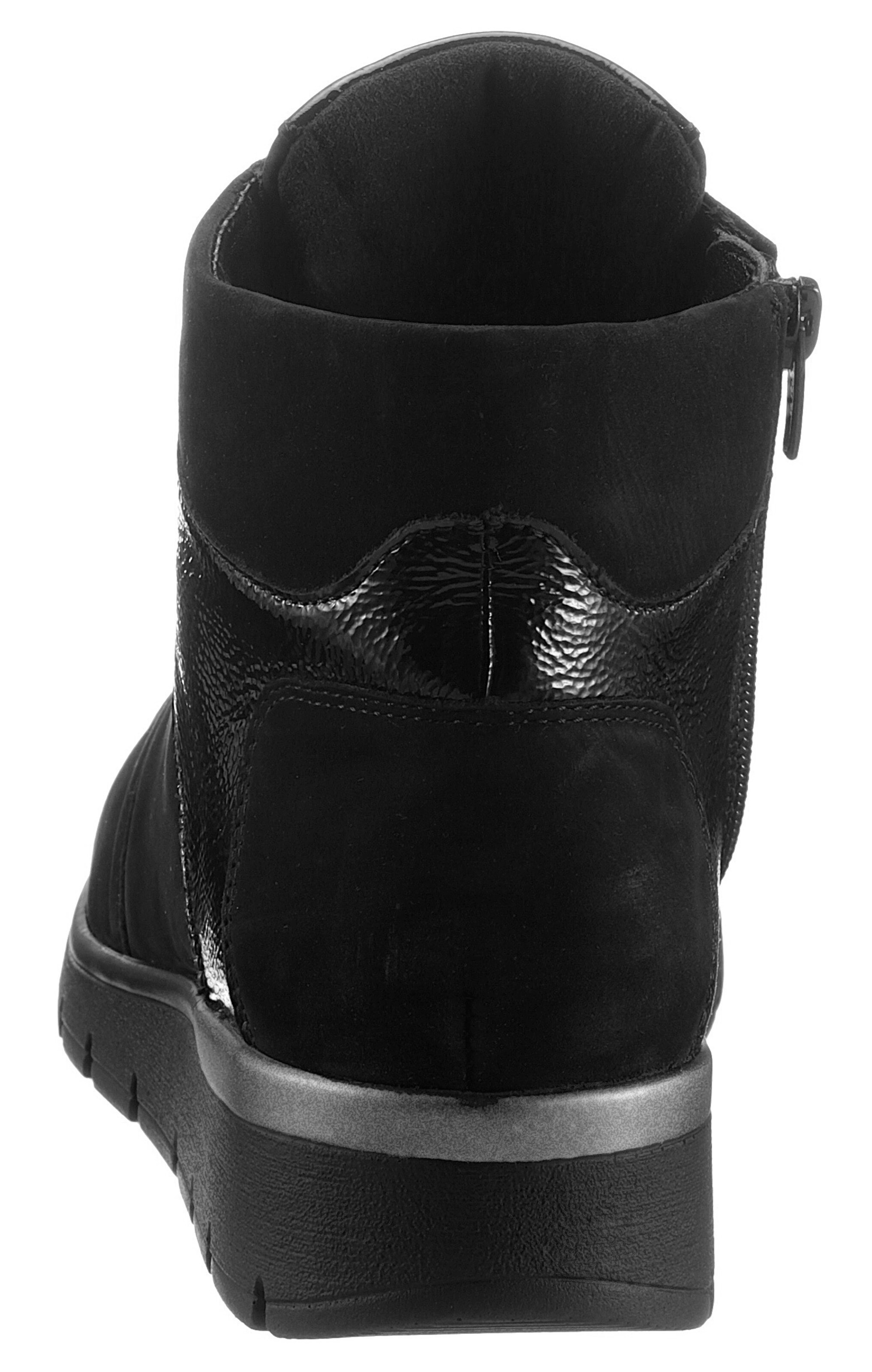 WALDLÄUFER Lace-Up Ankle Boots in Black