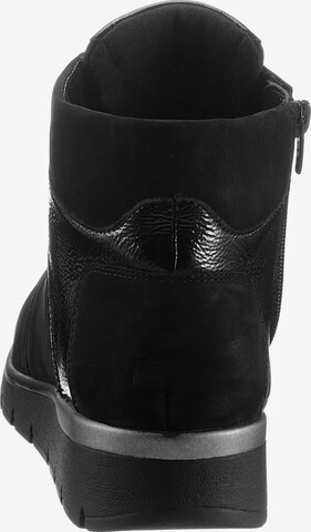 WALDLÄUFER Lace-Up Ankle Boots in Black