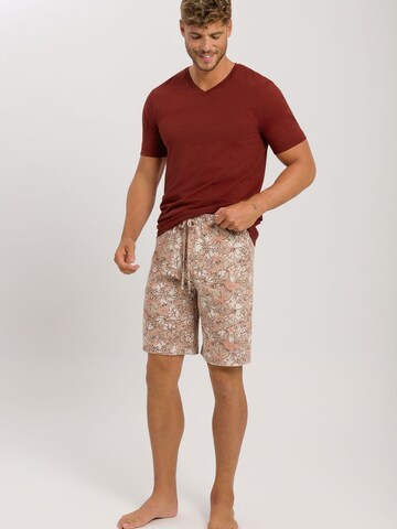 Hanro Schlafshorts ' Night & Day ' in Beige