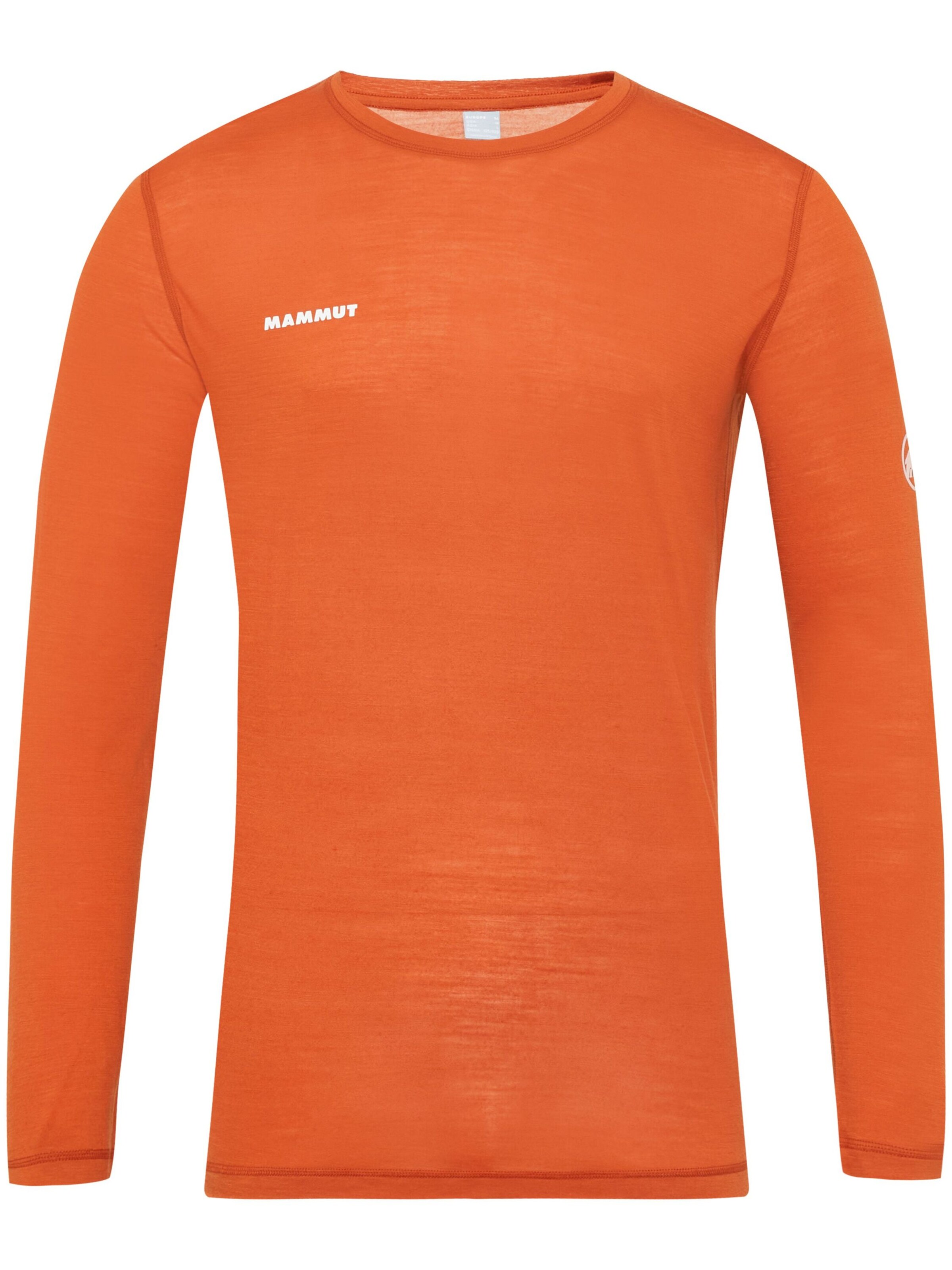 MAMMUT Funktionsshirt ‘Tree Wool' in Orange: Vorderseite