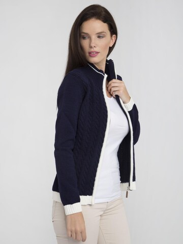 Sir Raymond Tailor Strickjacke 'Scottie' in Blau