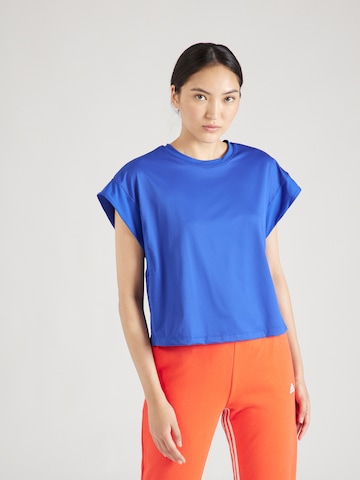 ADIDAS PERFORMANCE Functioneel shirt 'Studio' in Blauw: voorkant