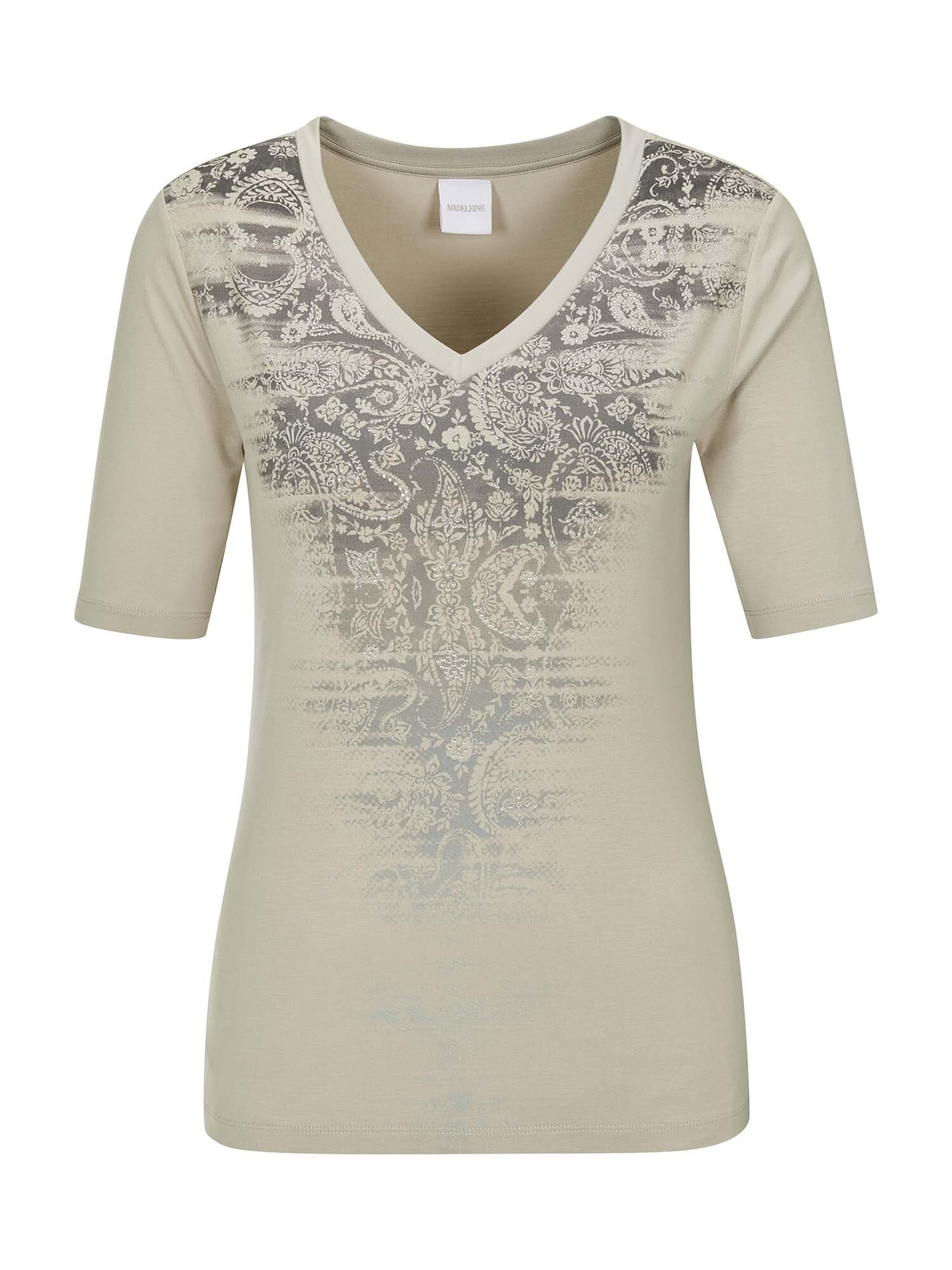 MADELEINE Shirt in Silber: Vorderseite