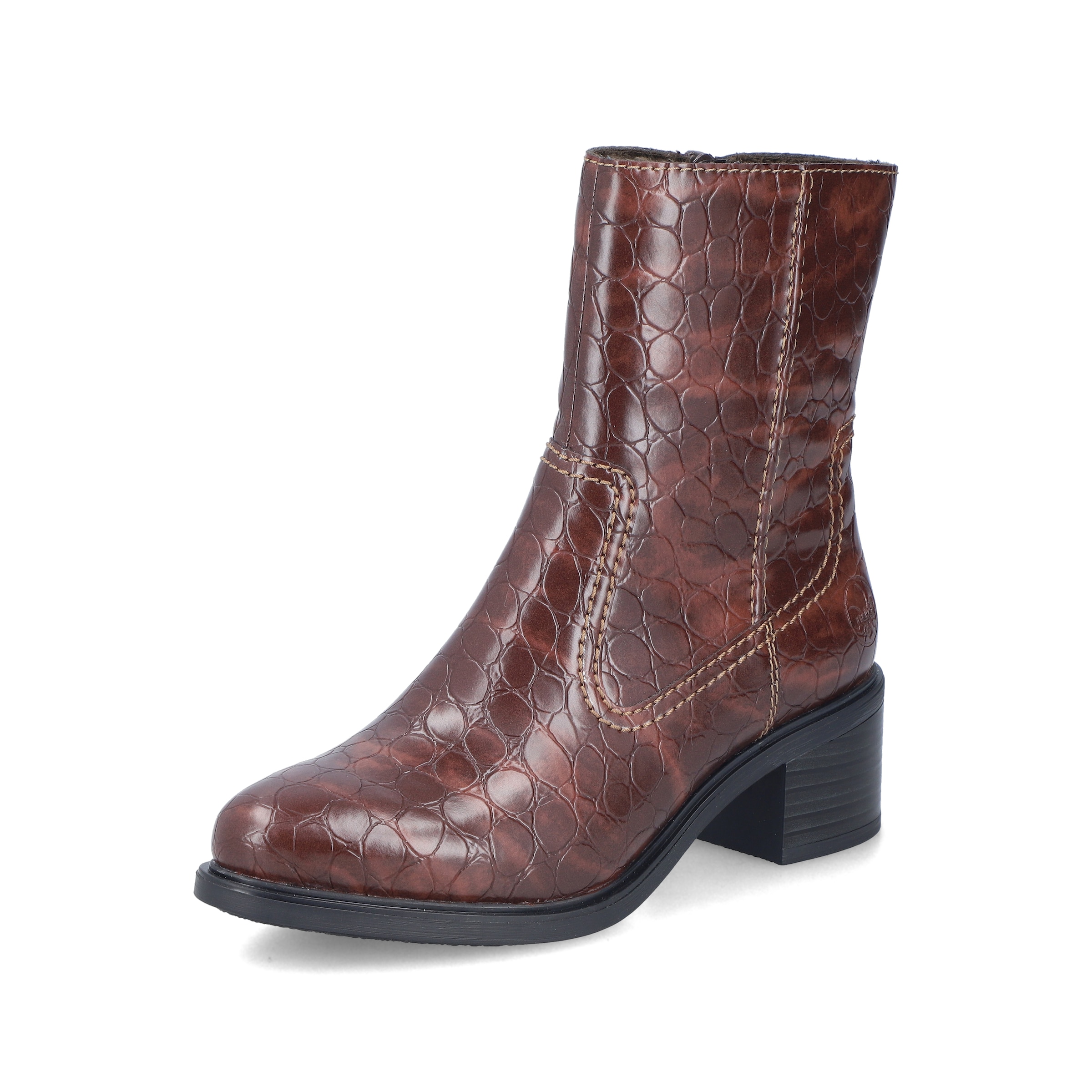 Bottines Rieker en marron : devant