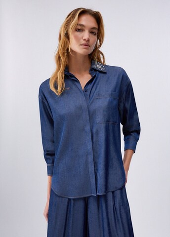 Camicia da donna di Liu Jo in blu: frontale