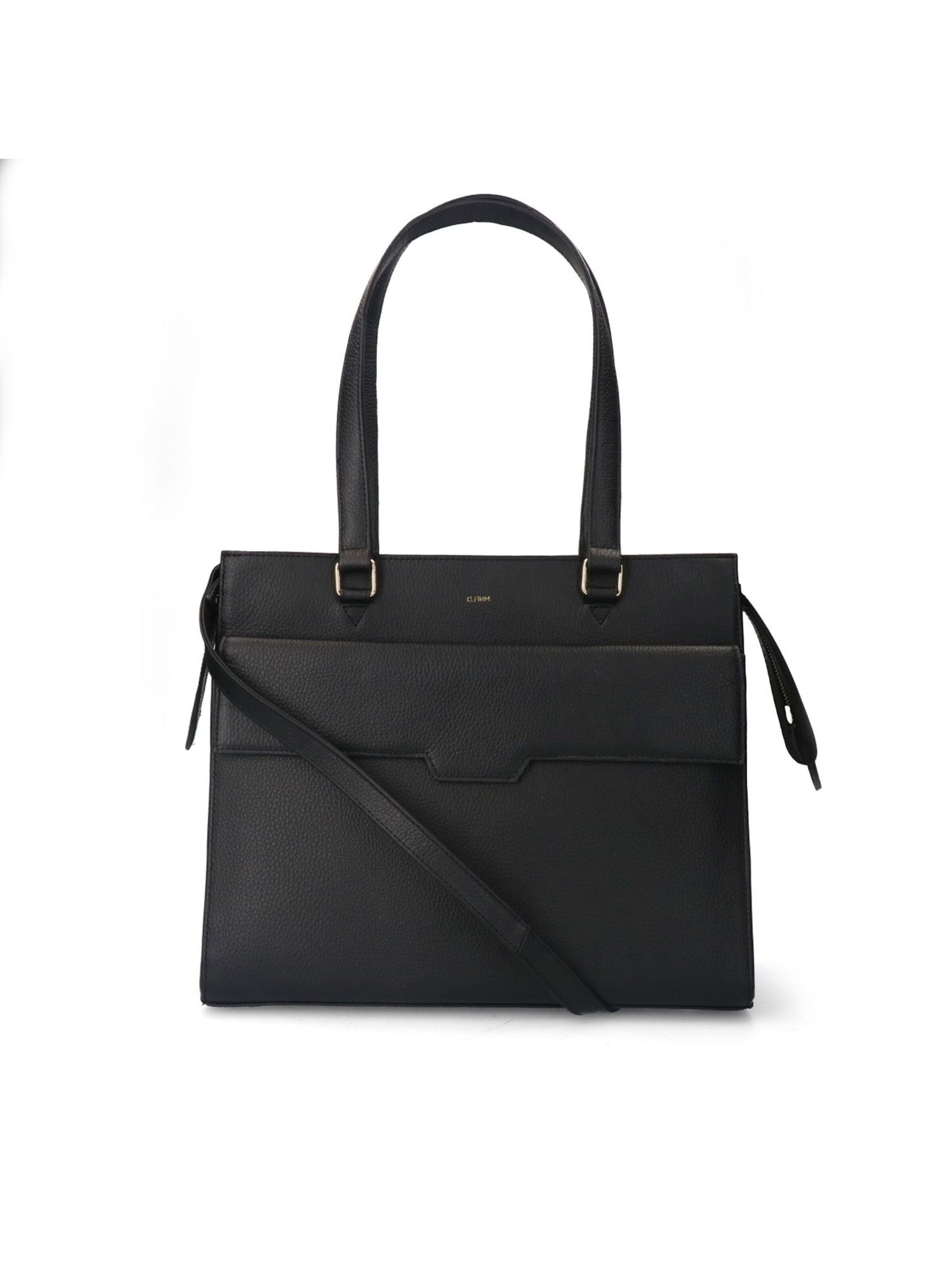 MANFIELD Shopper in Black: front