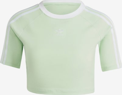 ADIDAS ORIGINALS T-shirt en vert clair / blanc, Vue avec produit