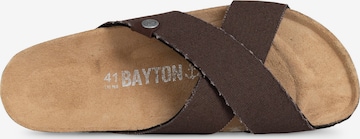 Bayton - Sapato aberto 'Saxo' em castanho