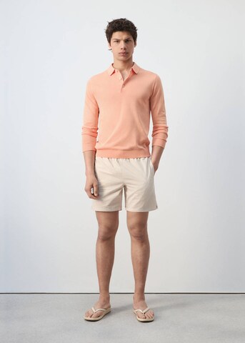MANGO MAN Sweater 'Pedrosa' in Orange