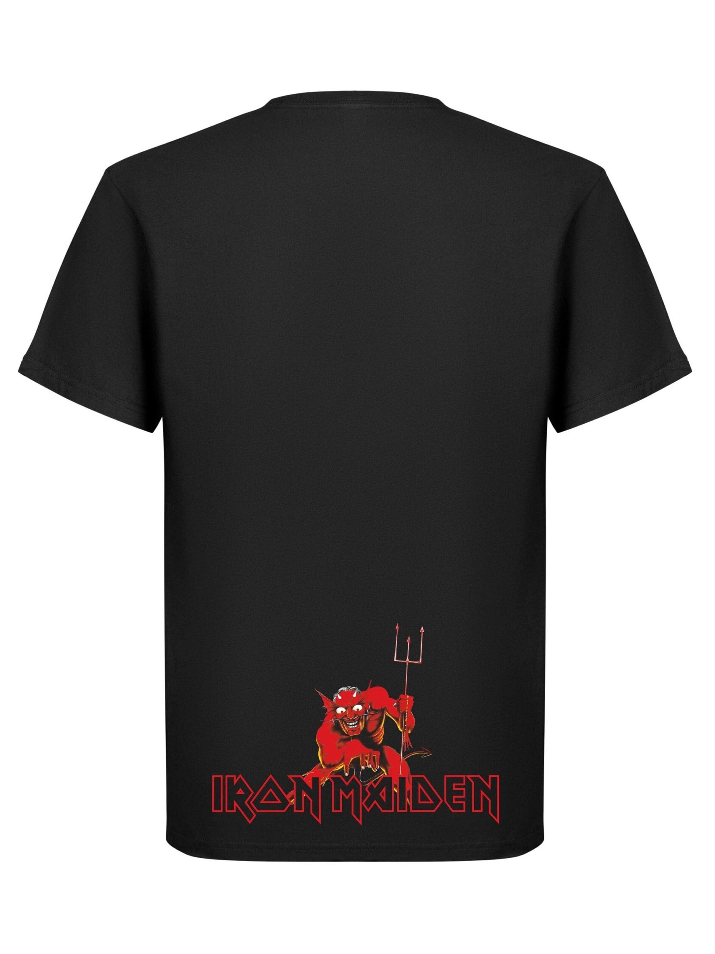 Iron Maiden Shirt 'Iron Maiden Number of the Beast Watermark  T-Shirt' in Black