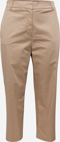Regular Pantaloni eleganți de la Tommy Hilfiger Curve pe bej: față