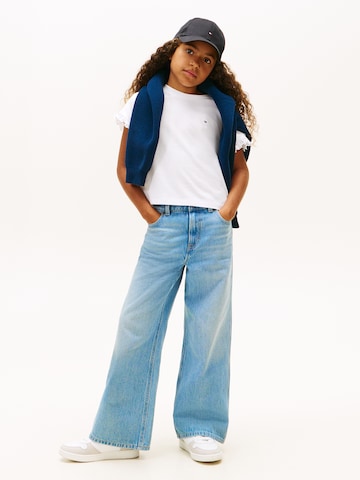 TOMMY HILFIGER Μπλουζάκι 'ESSENTIAL' σε λευκό