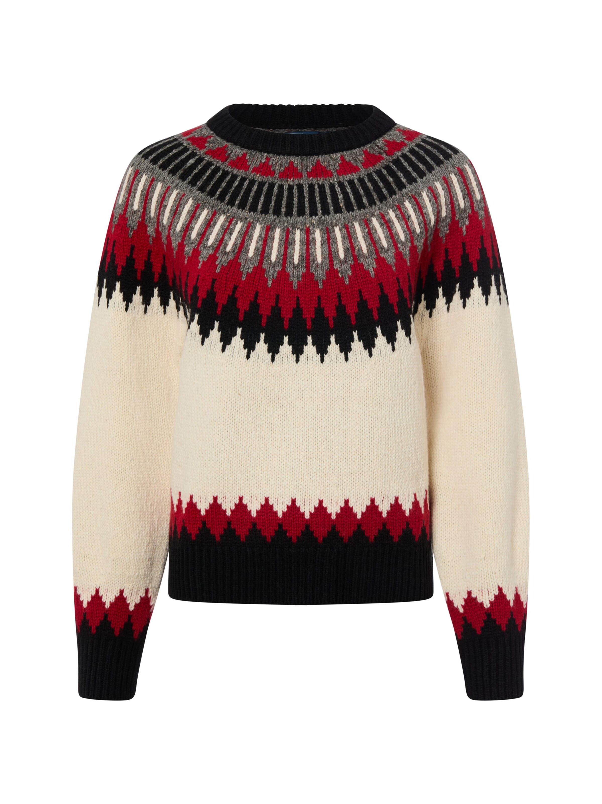 Pull-over Polo Ralph Lauren en beige : devant