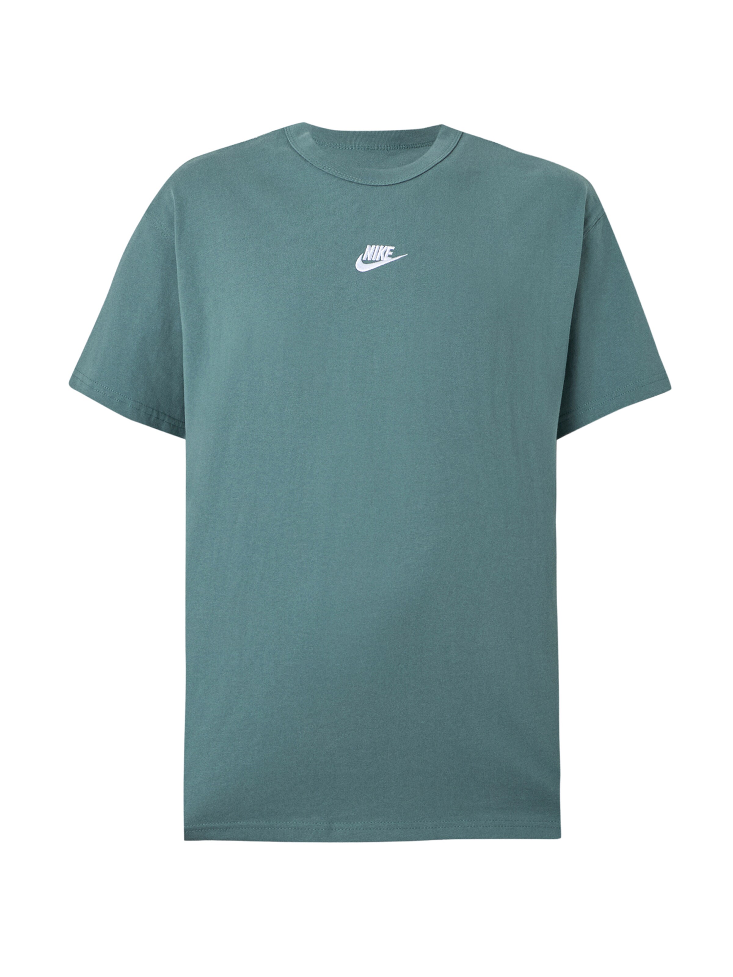T-Shirt 'PREM ESS' Nike Sportswear en vert : devant