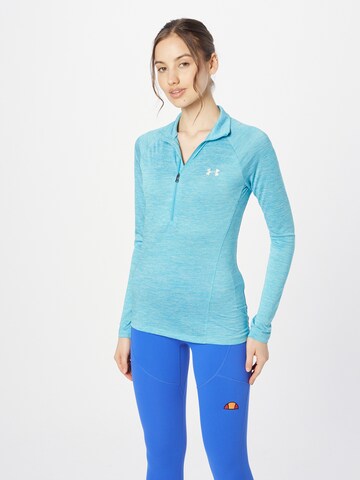 UNDER ARMOUR Funktionsshirt in Blau: Vorderseite