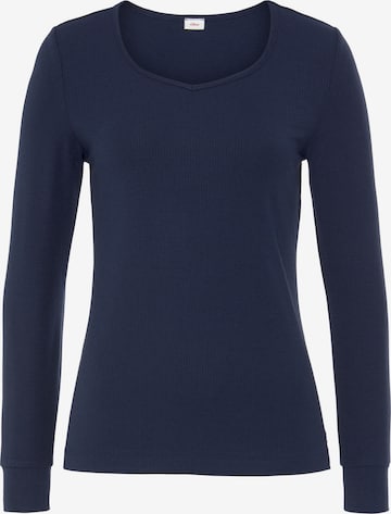 s.Oliver Shirt in Blauw: voorkant