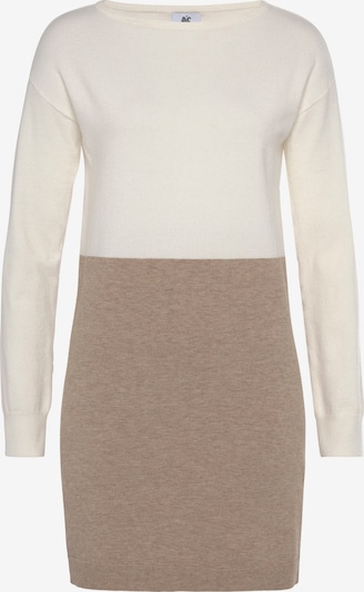 AJC Strickkleid in grau / offwhite, Produktansicht