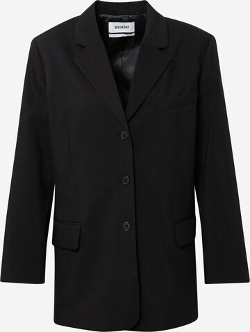 WEEKDAY Blazer 'Sofie' in Black: front