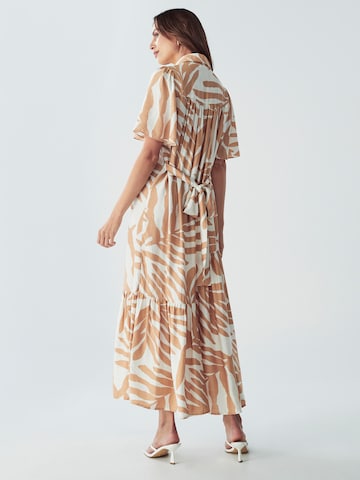 Willa Blousejurk 'Bea' in Beige: terug