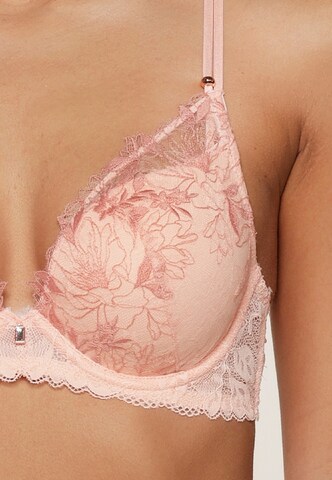 LingaDore Minimiser Bra 'Coral Tones' in Orange