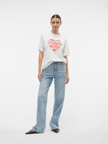 VERO MODA T-Shirt 'EIA MIA' in Weiß