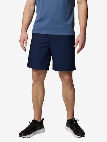 COLUMBIA Sportbroek in Blauw: voorkant