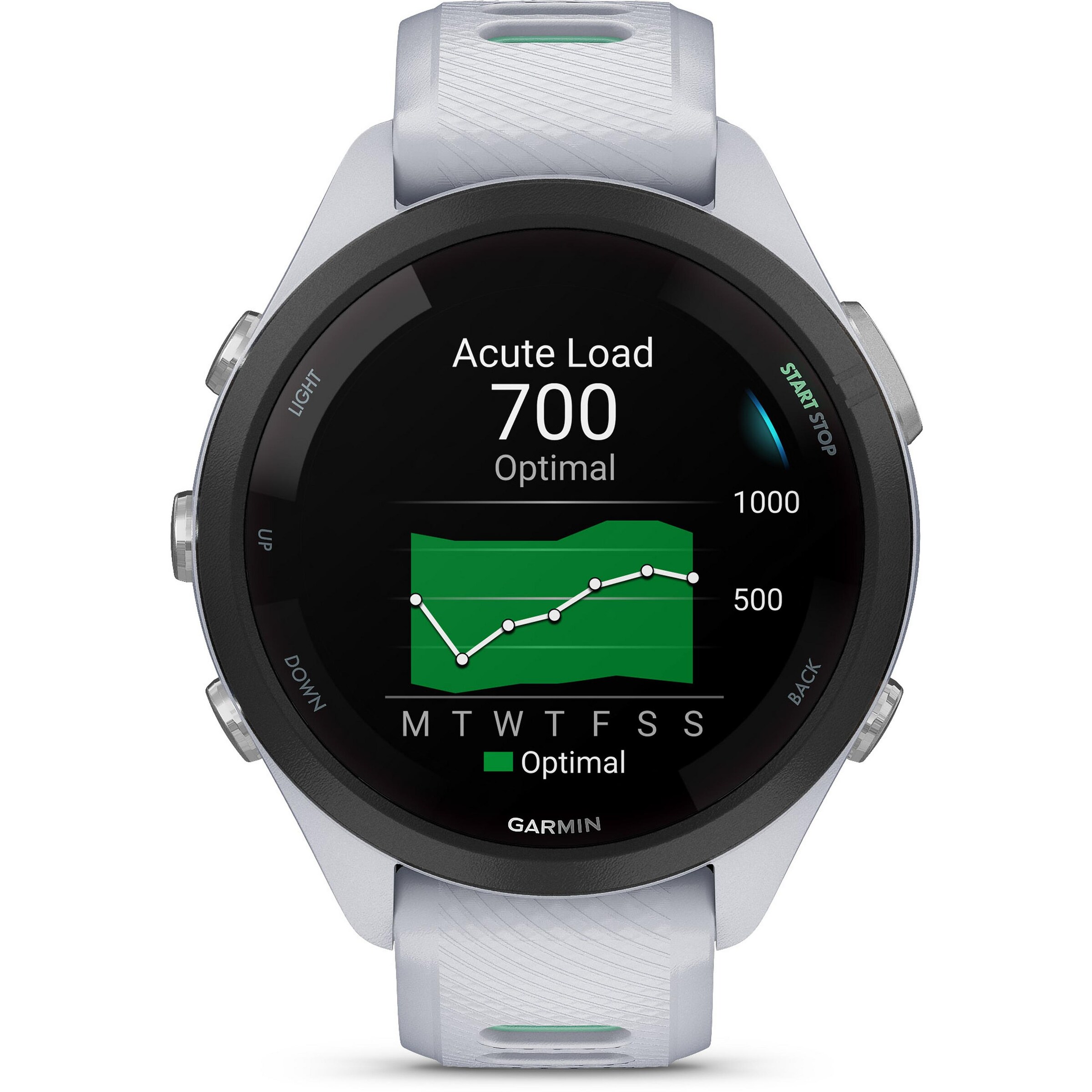 GARMIN Sportuhr 'Forerunner' in Weiß