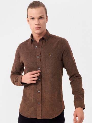By Diess Collection Regular fit Skjorta i brun