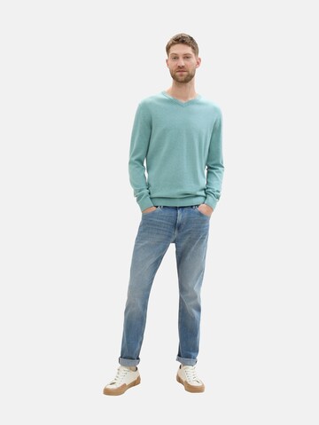 TOM TAILOR Pulover | modra barva