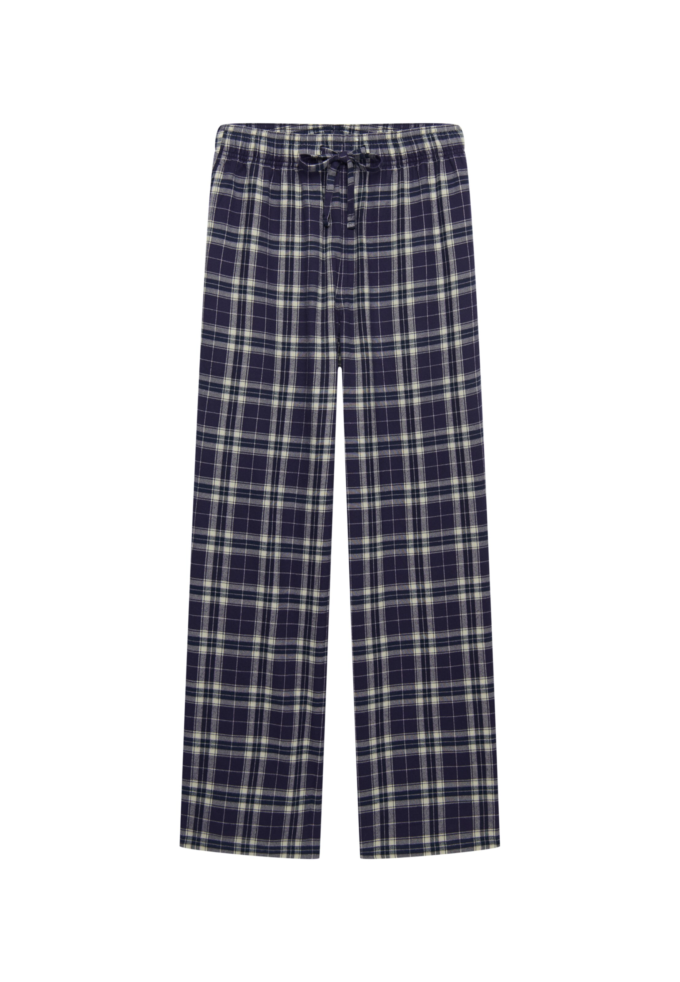 Superdry Wide leg Broek in Blauw: voorkant