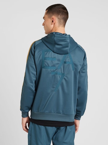 Sweat-shirt EA7 Emporio Armani en bleu