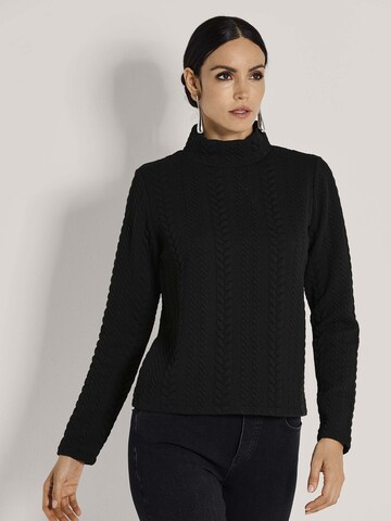 MADELEINE Sweatshirt in Zwart: voorkant